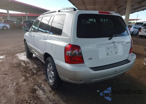 2006 Toyota Highlander V6 from USA, damaged, VIN JTEGP21A860110005